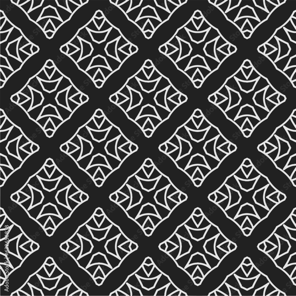 Black and white pattern . Figures ornament.Seamless pattern for fashion, textile design, on wall paper, wrapping paper, fabrics and home decor. Black and white pattern . Figures ornament.Seamless pattern for fashion, textile design, on wall paper, wrapping paper, fabrics and home decor.
