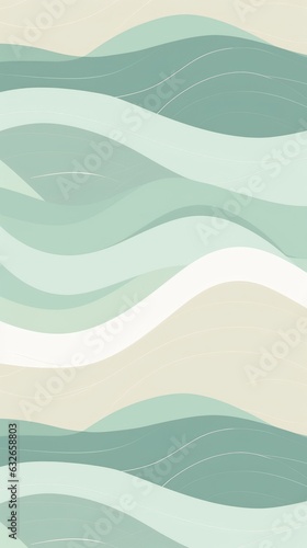 Minimalist Vertical Wave Pattern - AI Generated