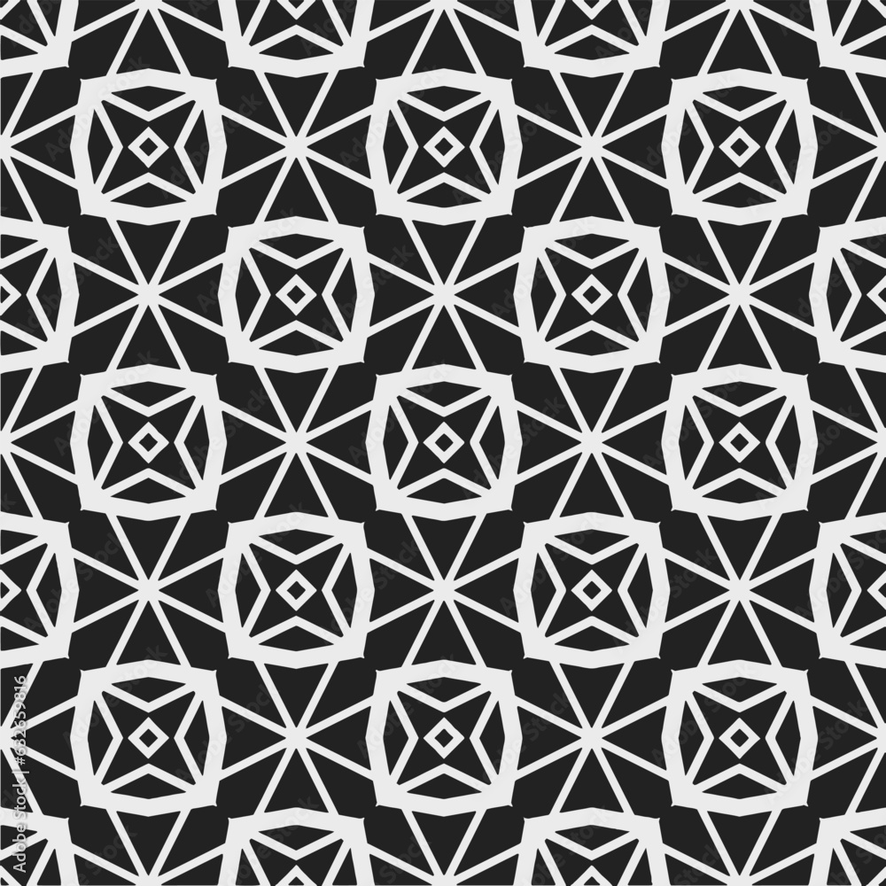 Black and white pattern . Figures ornament.Seamless pattern for fashion, textile design, on wall paper, wrapping paper, fabrics and home decor. Black and white pattern . Figures ornament.Seamless pattern for fashion, textile design, on wall paper, wrapping paper, fabrics and home decor.