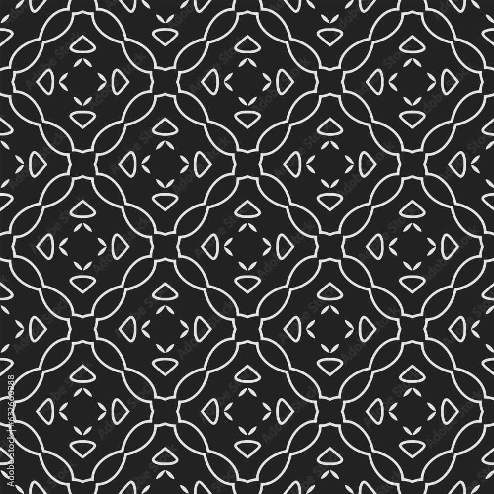 Black and white pattern . Figures ornament.Seamless pattern for fashion, textile design, on wall paper, wrapping paper, fabrics and home decor. Black and white pattern . Figures ornament.Seamless pattern for fashion, textile design, on wall paper, wrapping paper, fabrics and home decor.