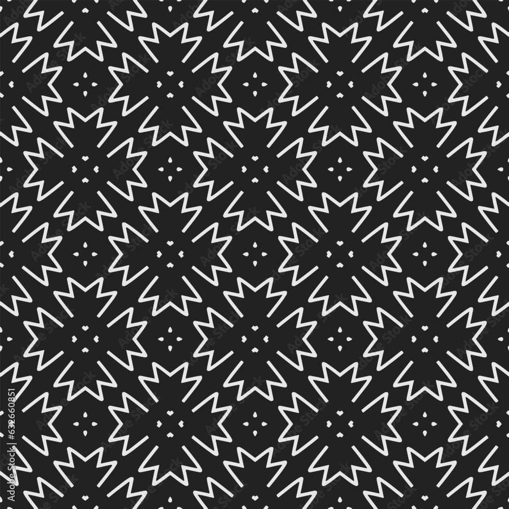 Black and white pattern . Figures ornament.Seamless pattern for fashion, textile design, on wall paper, wrapping paper, fabrics and home decor. Black and white pattern . Figures ornament.Seamless pattern for fashion, textile design, on wall paper, wrapping paper, fabrics and home decor.