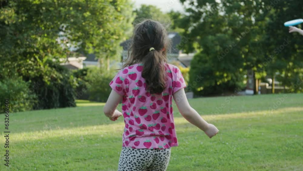 Children playing with a frisbee