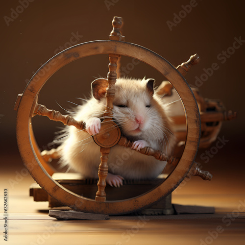 rat in a glass jar