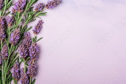 Image of rosemary on wooden and marble background. Copy space for text.