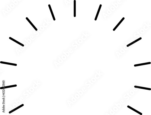 Sun Rays Vector Icon