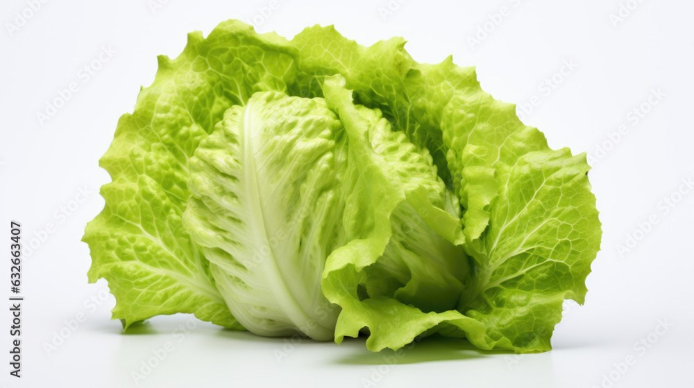 Lettuce isolated on a white background. Lettuce isolated on a white background.