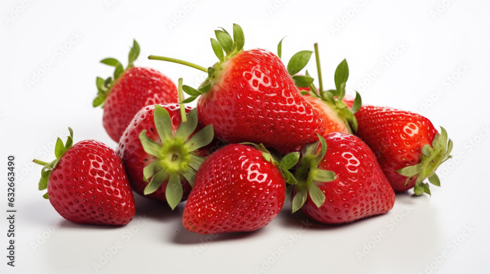Strawberry isolated on a white background. Strawberry isolated on a white background.