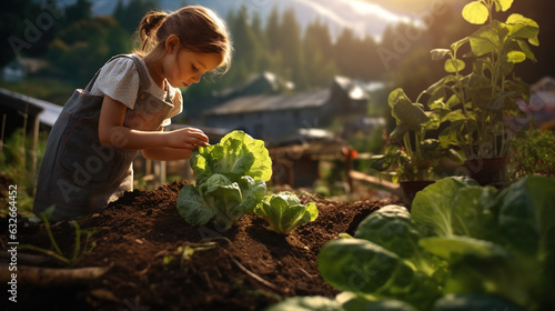 a child surrounded by lush urban gardens they helped create. Their green thumbs and dedication to urban agriculture demonstrate their efforts to combat food waste and promote sustainability
