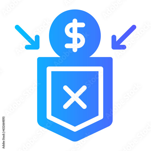 corruption gradient icon