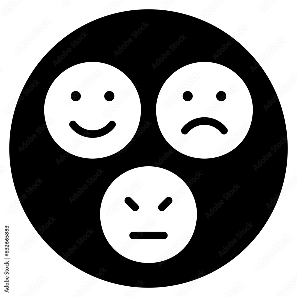 Fototapeta premium feedback glyph icon