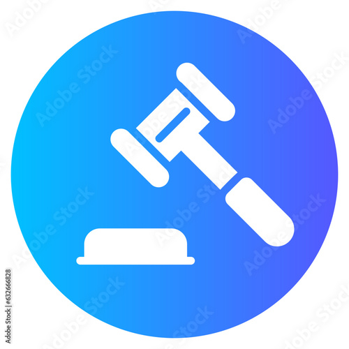 auction gradient icon