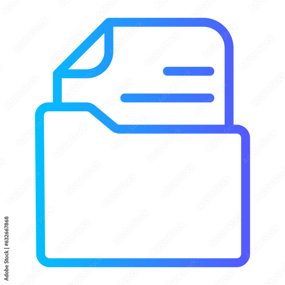 folder gradient icon folder gradient icon