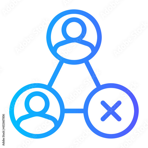 absence gradient icon