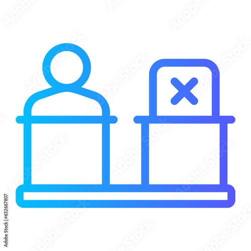 absence gradient icon