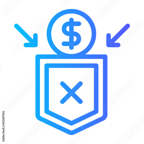 corruption gradient icon