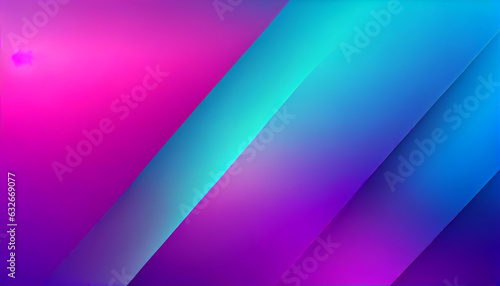 Abstract purple pink light blue turquoise teal background. Color gradient, full frame, abstract colorful background with lines, Ai generated image 