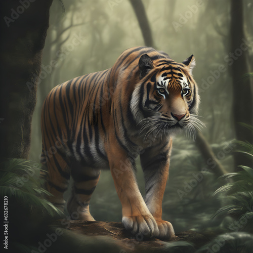 tiger in the wild