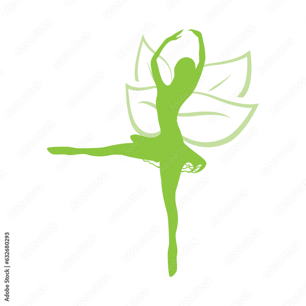 woman with leaf like wings woman with leaf like wings