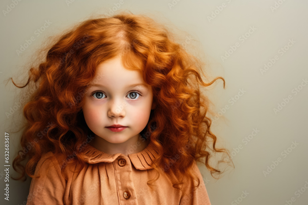 baby kid girl with redhead photo with empty space for text baby kid girl with redhead photo with empty space for text