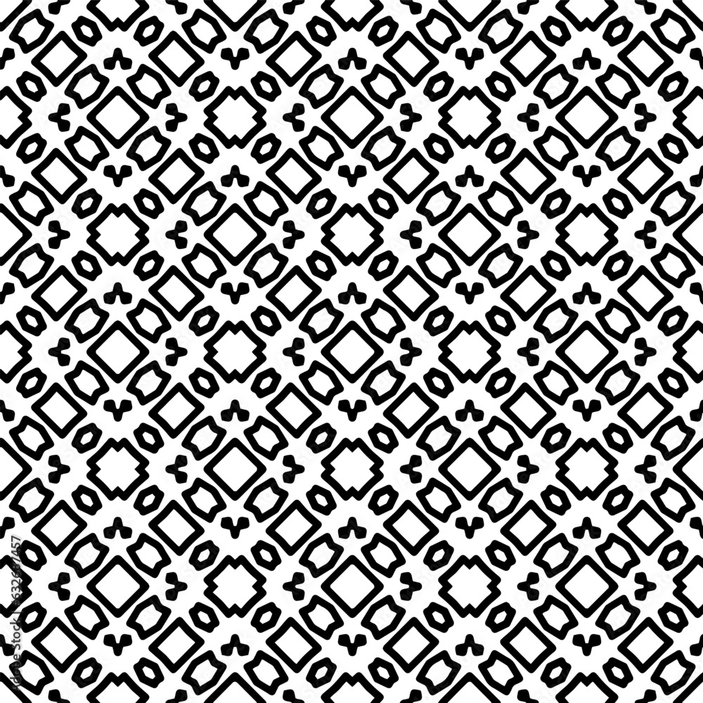 Black and white pattern . Figures ornament.Seamless pattern for fashion, textile design, on wall paper, wrapping paper, fabrics and home decor. Black and white pattern . Figures ornament.Seamless pattern for fashion, textile design, on wall paper, wrapping paper, fabrics and home decor.