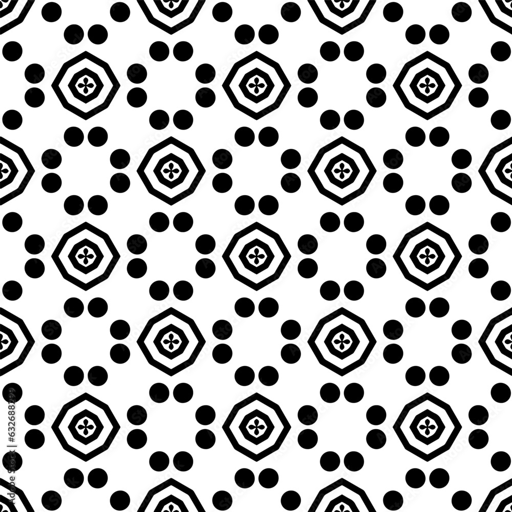 Black and white pattern . Figures ornament.Seamless pattern for fashion, textile design, on wall paper, wrapping paper, fabrics and home decor. Black and white pattern . Figures ornament.Seamless pattern for fashion, textile design, on wall paper, wrapping paper, fabrics and home decor.