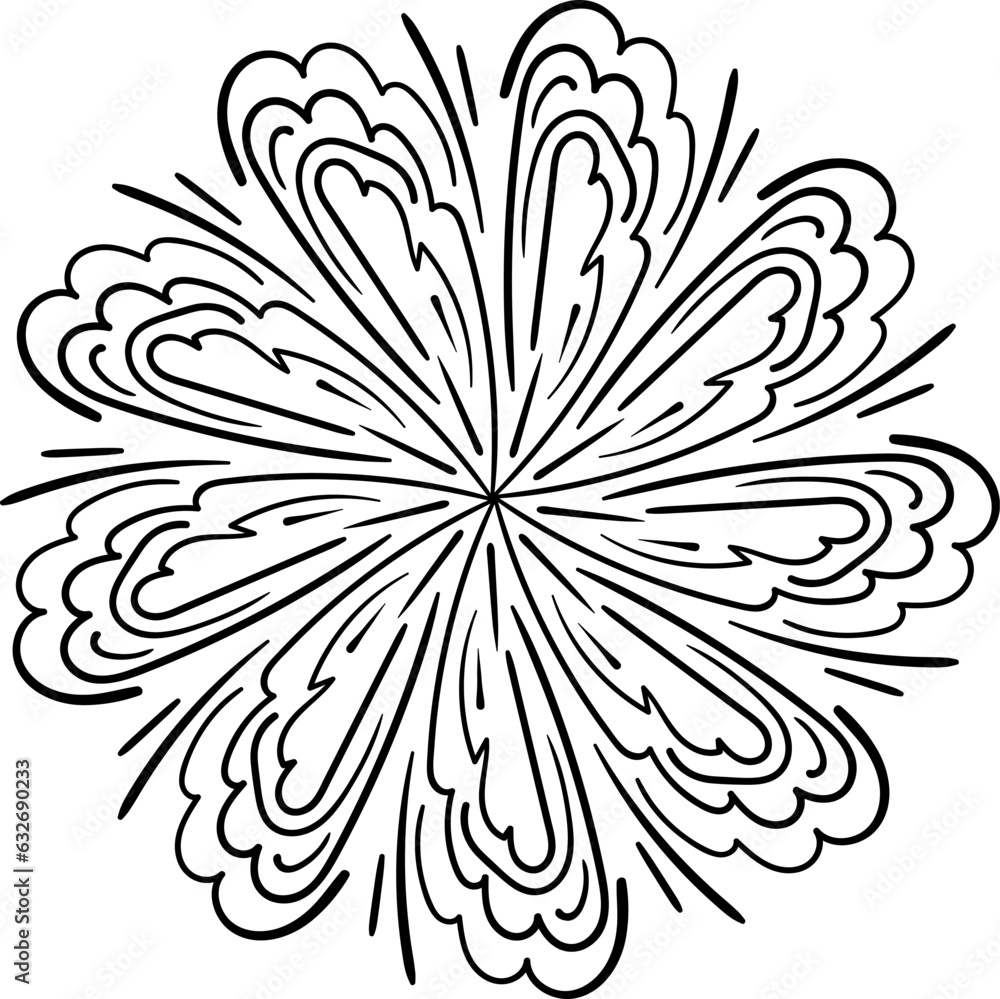Floral decorative elements. Elegant doodle pattern. Vector illustration. Floral decorative elements. Elegant doodle pattern. Vector illustration.
