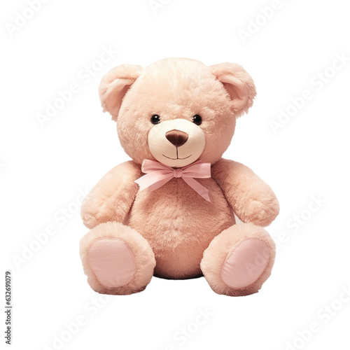 Teddy bear alone.