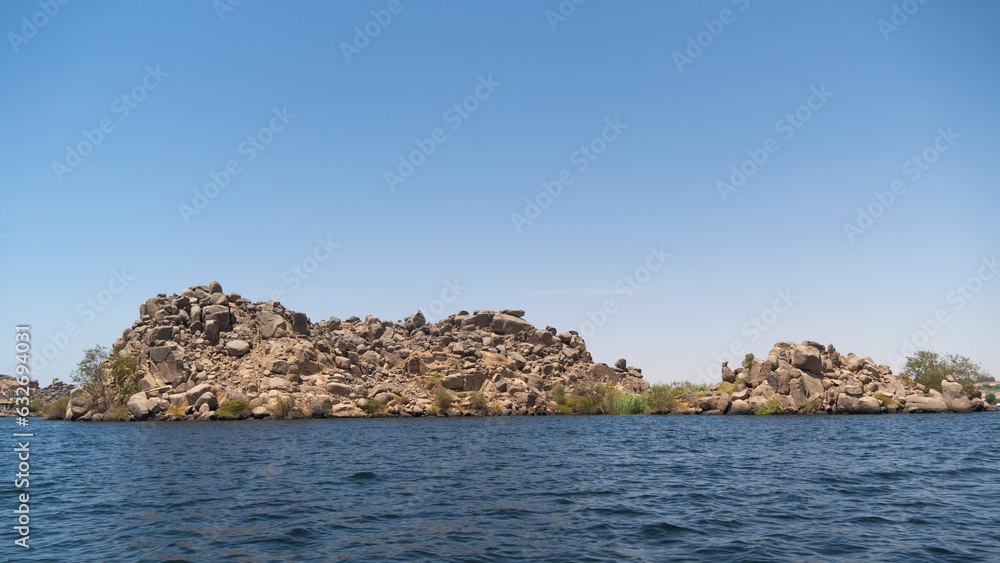 Small Island at River Nile - Aswan Small Island at River Nile - Aswan