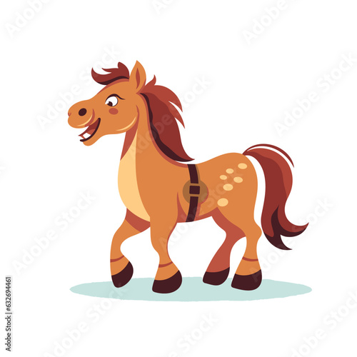 Vector logo cute horse  horse icon  horse head  horse sticker