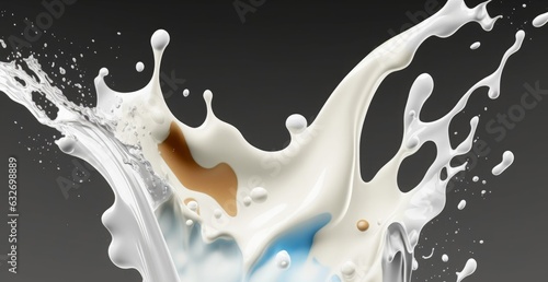 milk splash, Generative AI