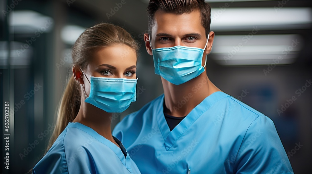 Doctors at the hospital, generative ai Doctors at the hospital, generative ai
