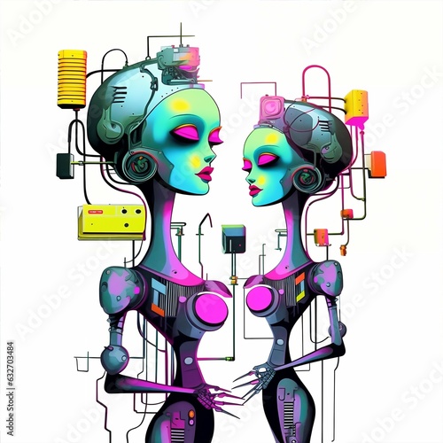 robotgirls dialog generative AI