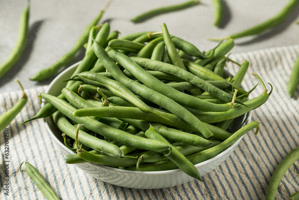 Organic Raw French Green Beans Organic Raw French Green Beans