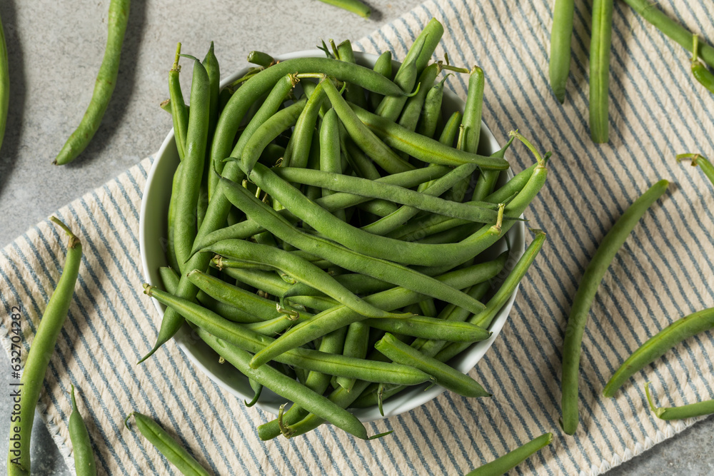 Organic Raw French Green Beans Organic Raw French Green Beans