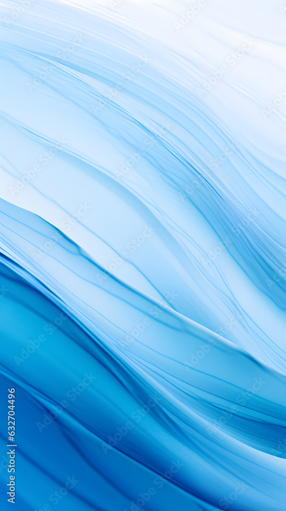 Fototapeta premium Aqua and cerulean tranquil oceanic harmony phone hd wallpaper ai generated