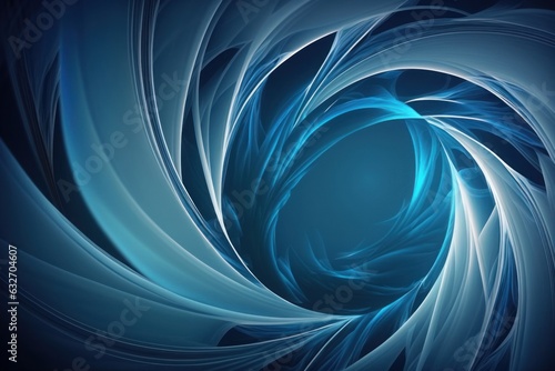 Deep blue abstract background, Generative AI © Kishan