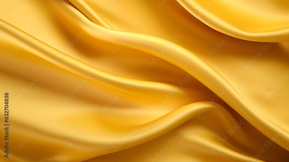 Yellow Silk Fabric Texture with Beautiful Waves. Elegant Background for a Luxury Product Yellow Silk Fabric Texture with Beautiful Waves. Elegant Background for a Luxury Product