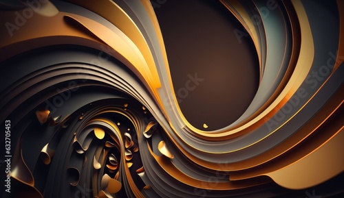 3D Abstract Background  Generative AI