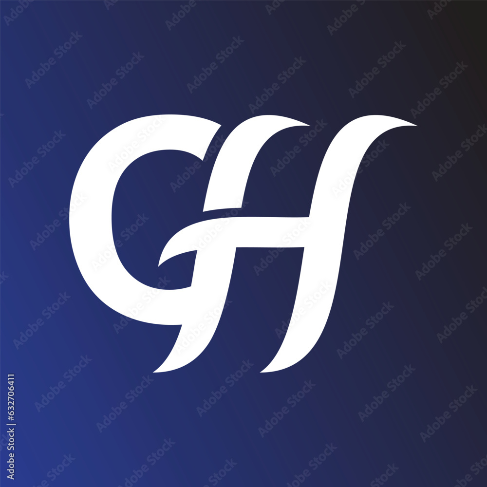 GH letter background vector design, GH logo design. GH letter background vector design, GH logo design.