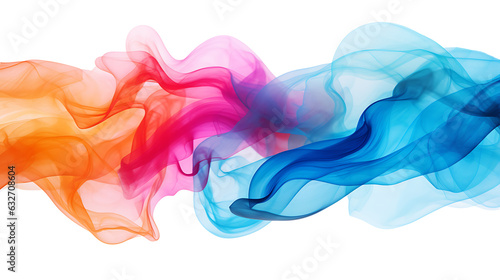 Colorful fog smoke transparent background. Fog smoke png