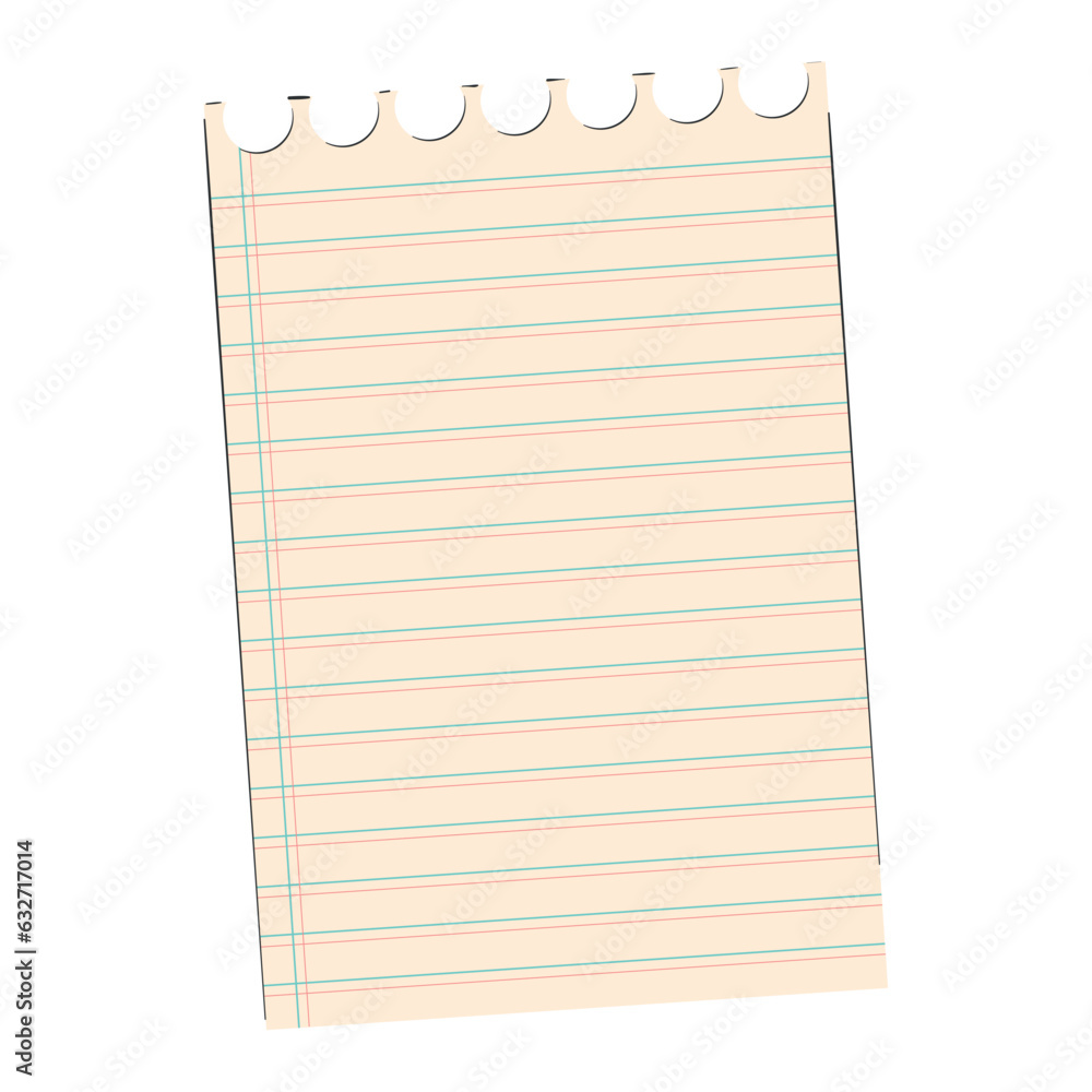 Isolated empty notebook page icon Vector illustration Isolated empty notebook page icon Vector illustration