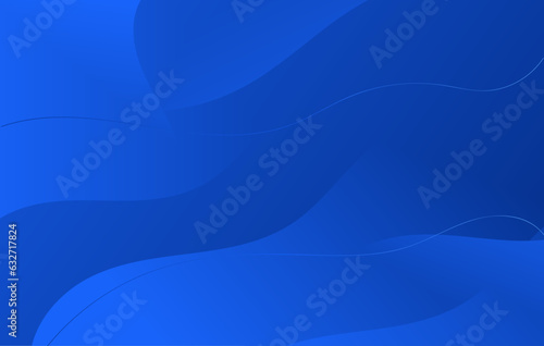 Abstract blue wave background, Blue color