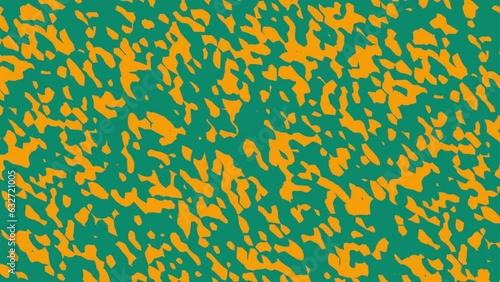 Yellow-green background of emerging spots. Video footage.