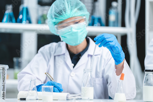 Food scientist testing new ...