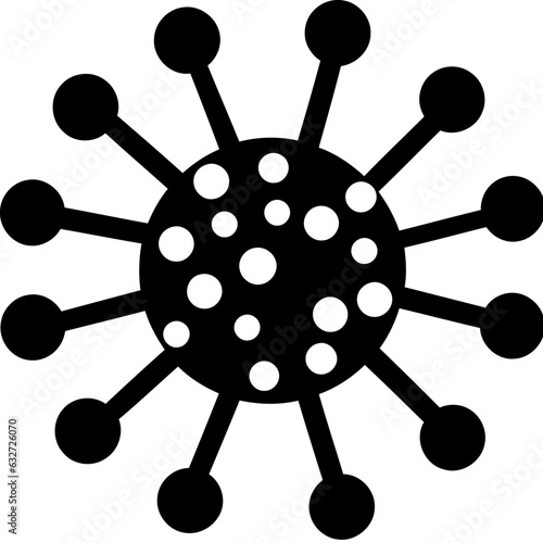 Cancer virus icon photo