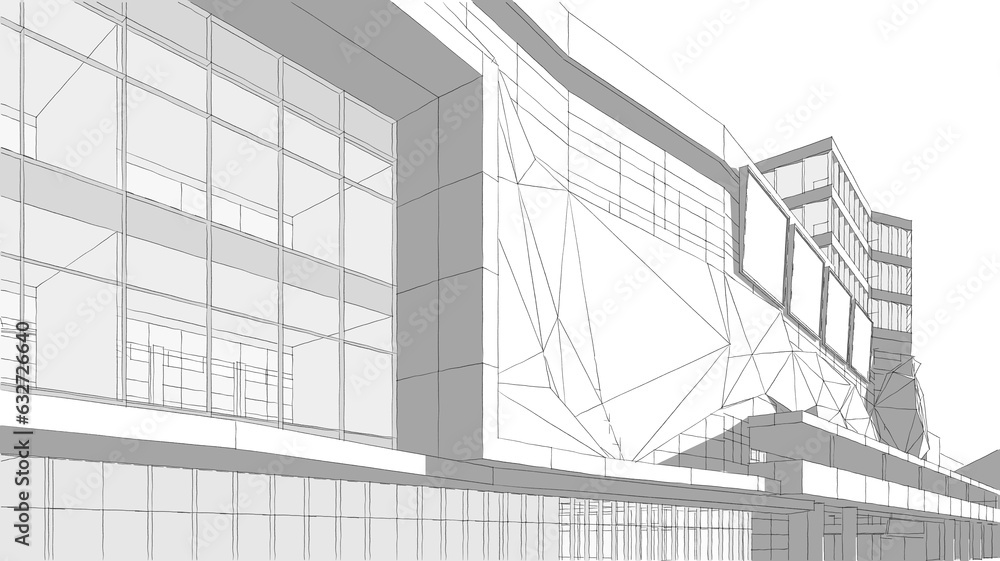 sketch of building sketch of building