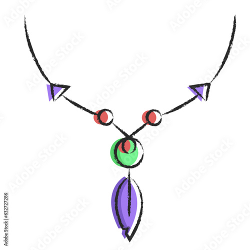 Hand drawn Pendent illustration icon