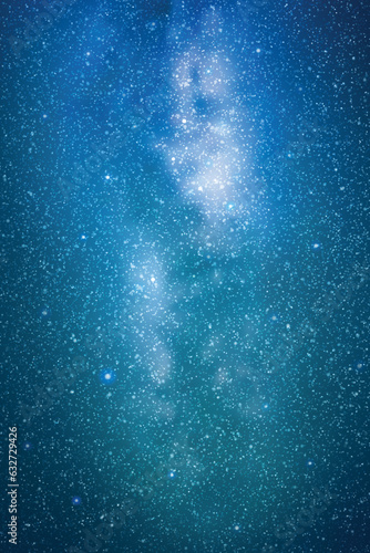Night starry sky. Space vector background. Milky Way, stars and nebula