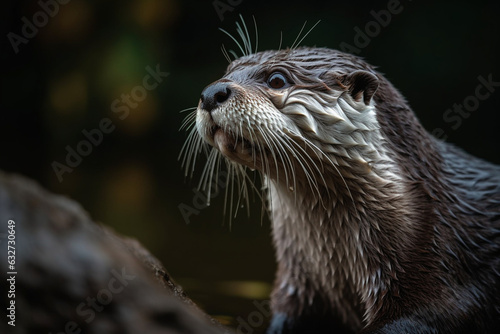 Playful Otter, Animal, bokeh 