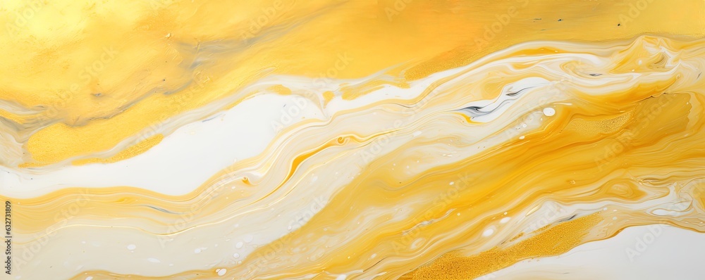 Waves and lines in yellow, orange, white, cream and gold for a beautiful organic, fluid texture. Golden background banner. Waves and lines in yellow, orange, white, cream and gold for a beautiful organic, fluid texture. Golden background banner.